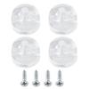 4pcs Mirror Wall Hanging Fixing Kit Glass Bracket Mirror