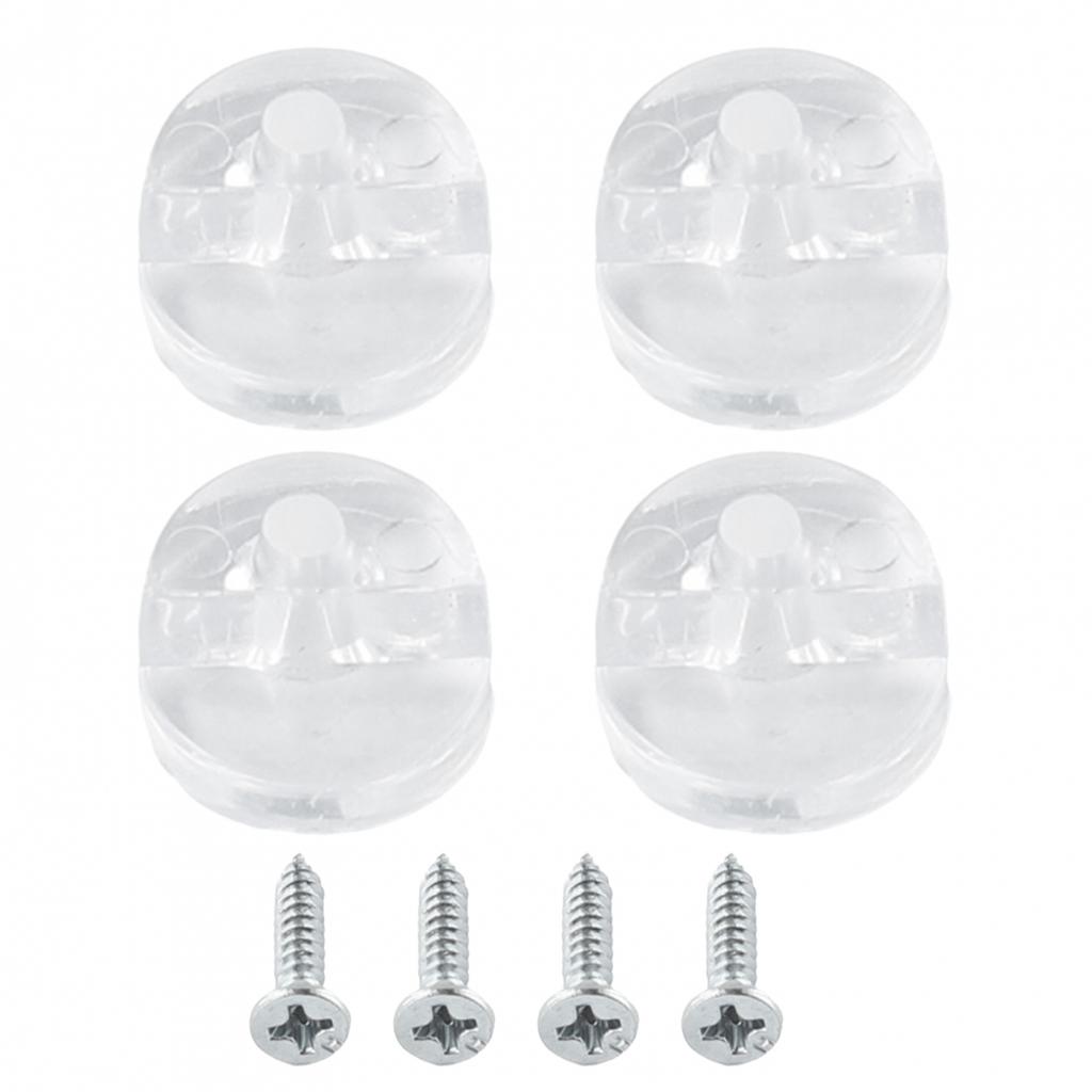 4pcs Mirror Wall Hanging Fixing Kit Glass Bracket Mirror