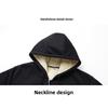Thick Coat for Autumn and Winter, Loose Lambskin Hoodie, Work Clothes for Construction Sites, Jacket