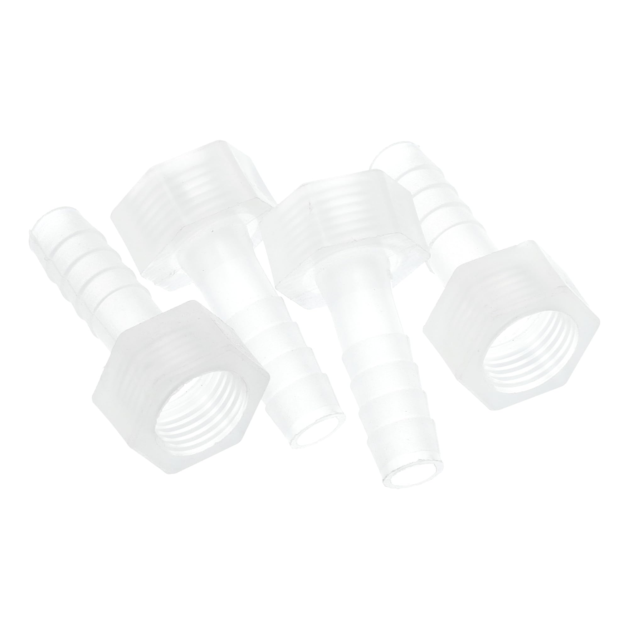 HOPESPANNER Plastic Hose Barb Fitting 5/16  Hose ID G1/4  Female Barb Fitting Plastic 4 Pcs 5/16 -1/4  GTH
