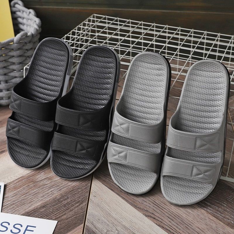 Men's Summer Outdoor Durable Home Bathroom Shower Non-Slip Thick Sole Casual Cool Slippers