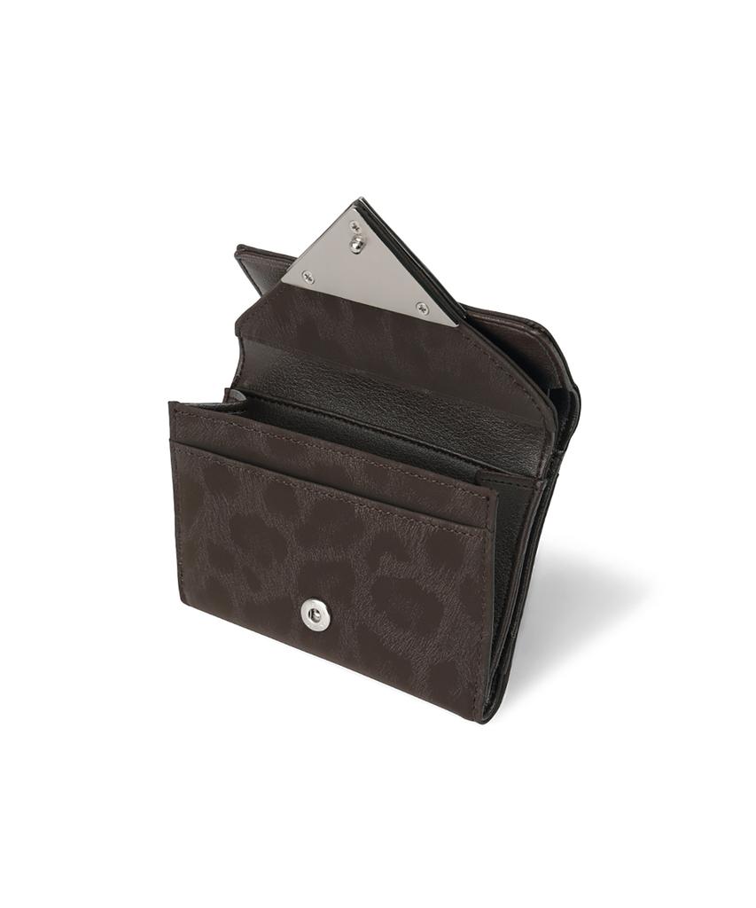 Fennec Triangle Doco Wallet - Leopard Brown