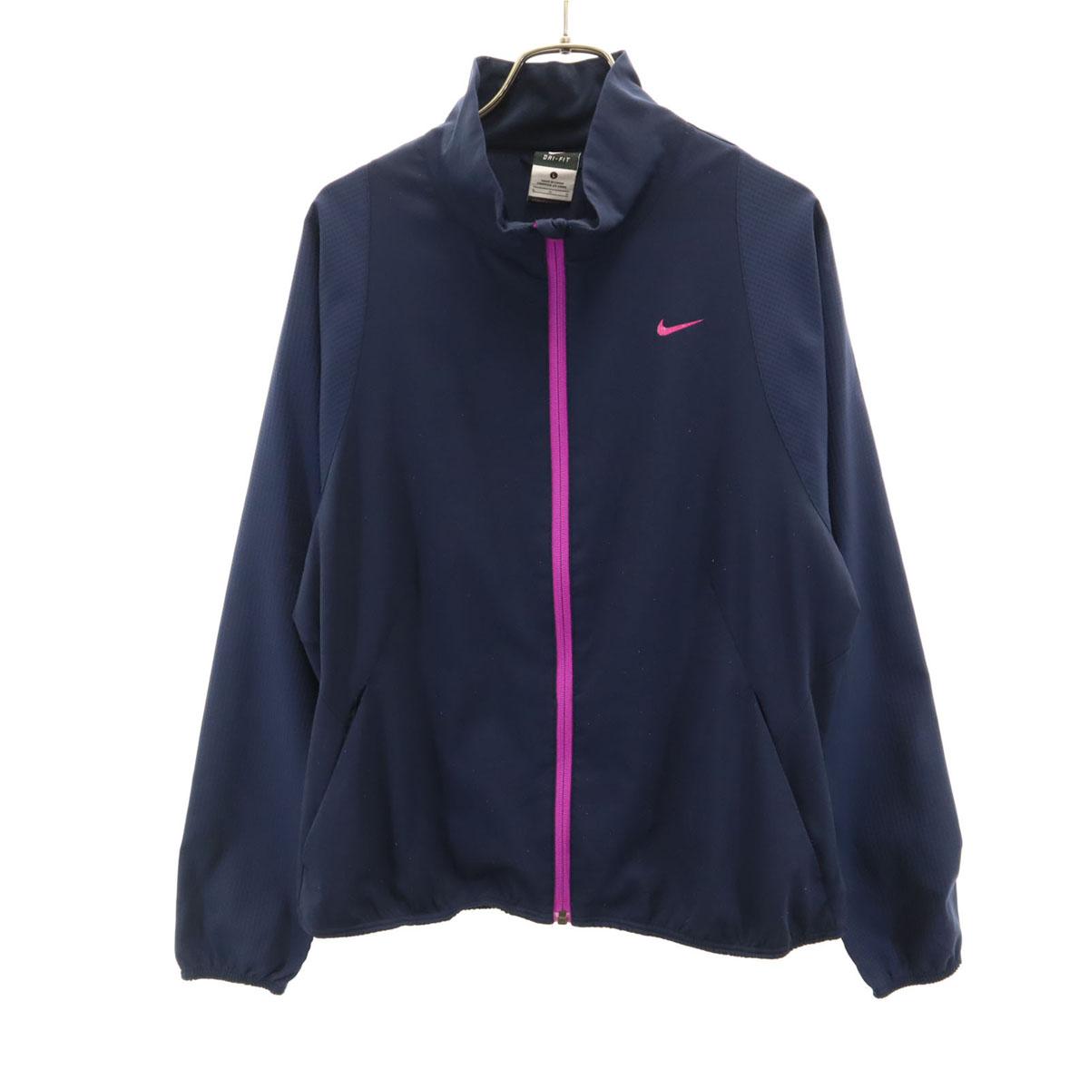 

NIKE Windbreaker L Navy Jacket Women Used