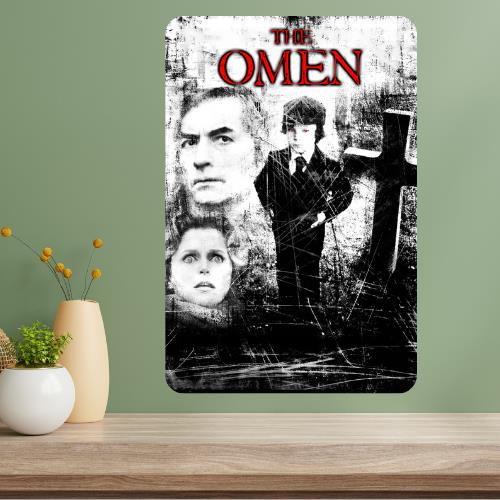 The Omen Classic Movie Metal Poster Sign 20x30cm(7.8x11.8inch)