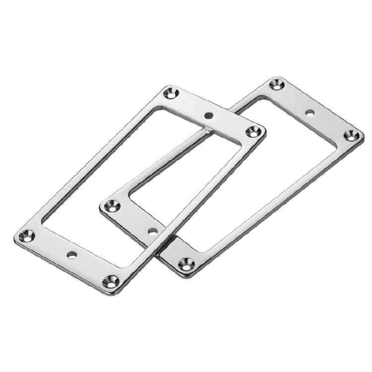 2Pcs Pickup Mounting Ring Set Pickup Cover Frame Replacement for Electric Guitar