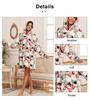 Women's Cozy Flannel Wearable Blanket Hoodie with snowman Pattern, Soft Machine-Washable Sweatshirt for Lounge, Outdoor