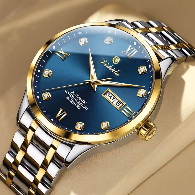 A New Watch Double Calendar Non-automatic Mechanical Watch Business Trend Men's Watch Men's Watch