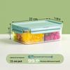 Xitianlong 1.2L Antibacterial Divided Food Container