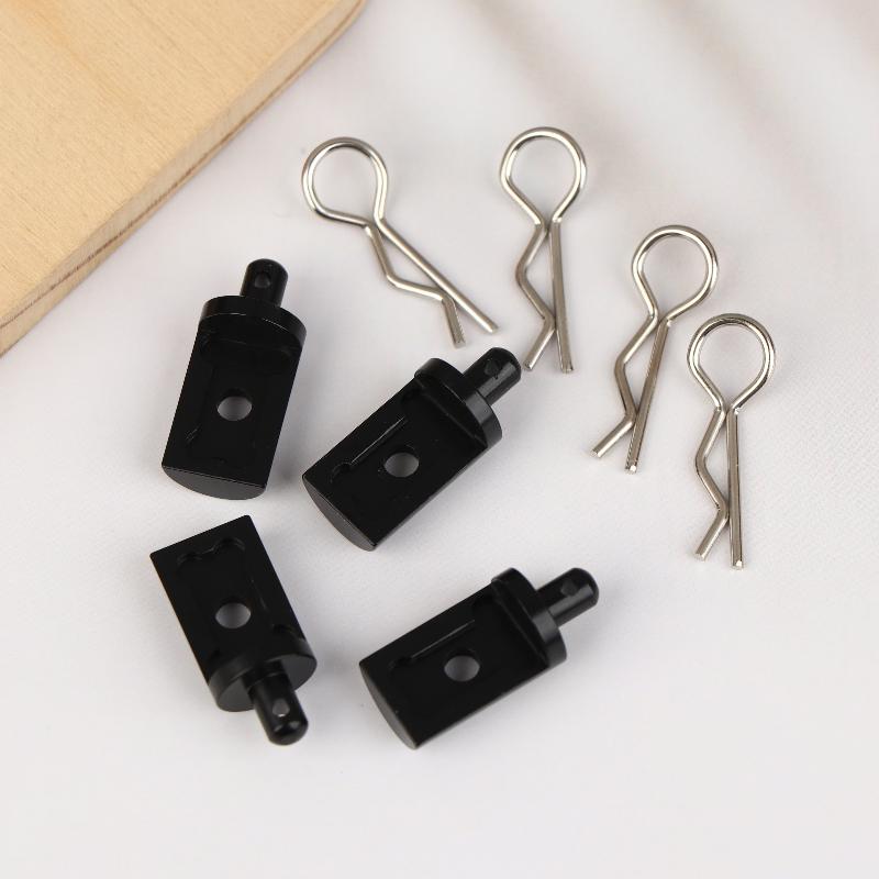 Aluminum Alloy Rc Car Body Mounts Compatible For Tamiya Cw-01 Lunch Box Rc Car Chassis Upgrades Parts Replace Accessories