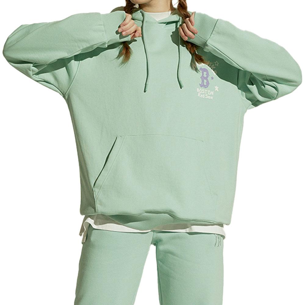 MLB Boston Red Sox Hoodie Unisex Hoodies Mint-Green 31HD02041-43T