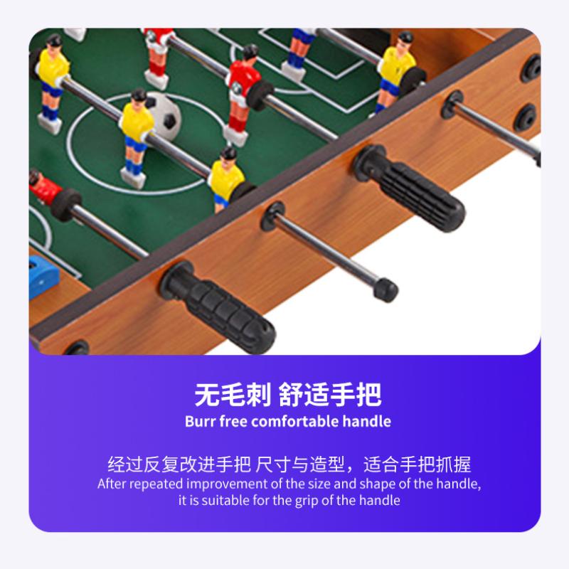 Tabletop Foosball Table- Portable Mini Table Football / Soccer Game Set with Two Balls and Score Keeper for Adults and Kids By Hey! Play!