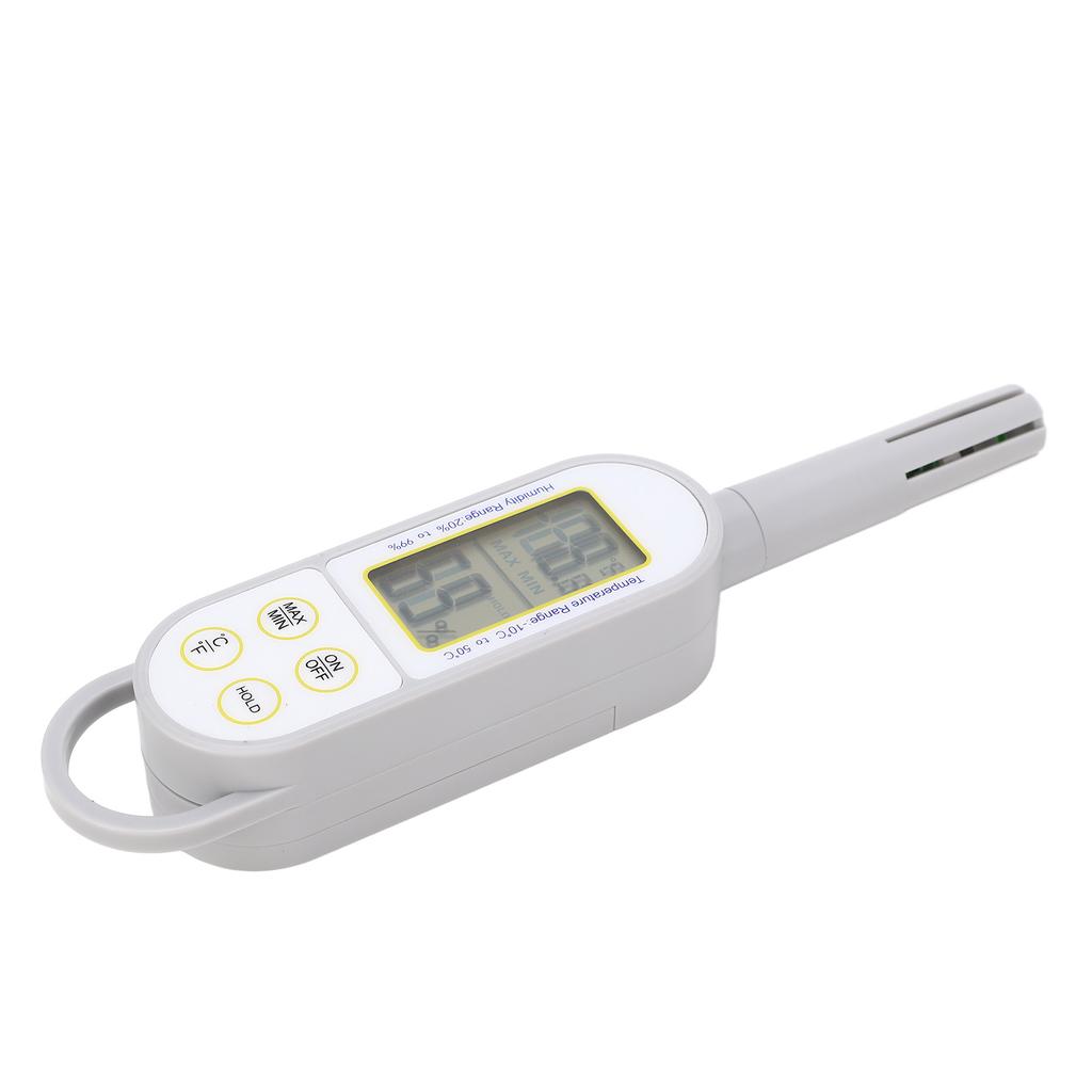 Innenraum Temperatur-Feuchtigkeitsmesser Digitales Trocken-Nass-Thermometer Handheld-Hygrometer mit Batterie