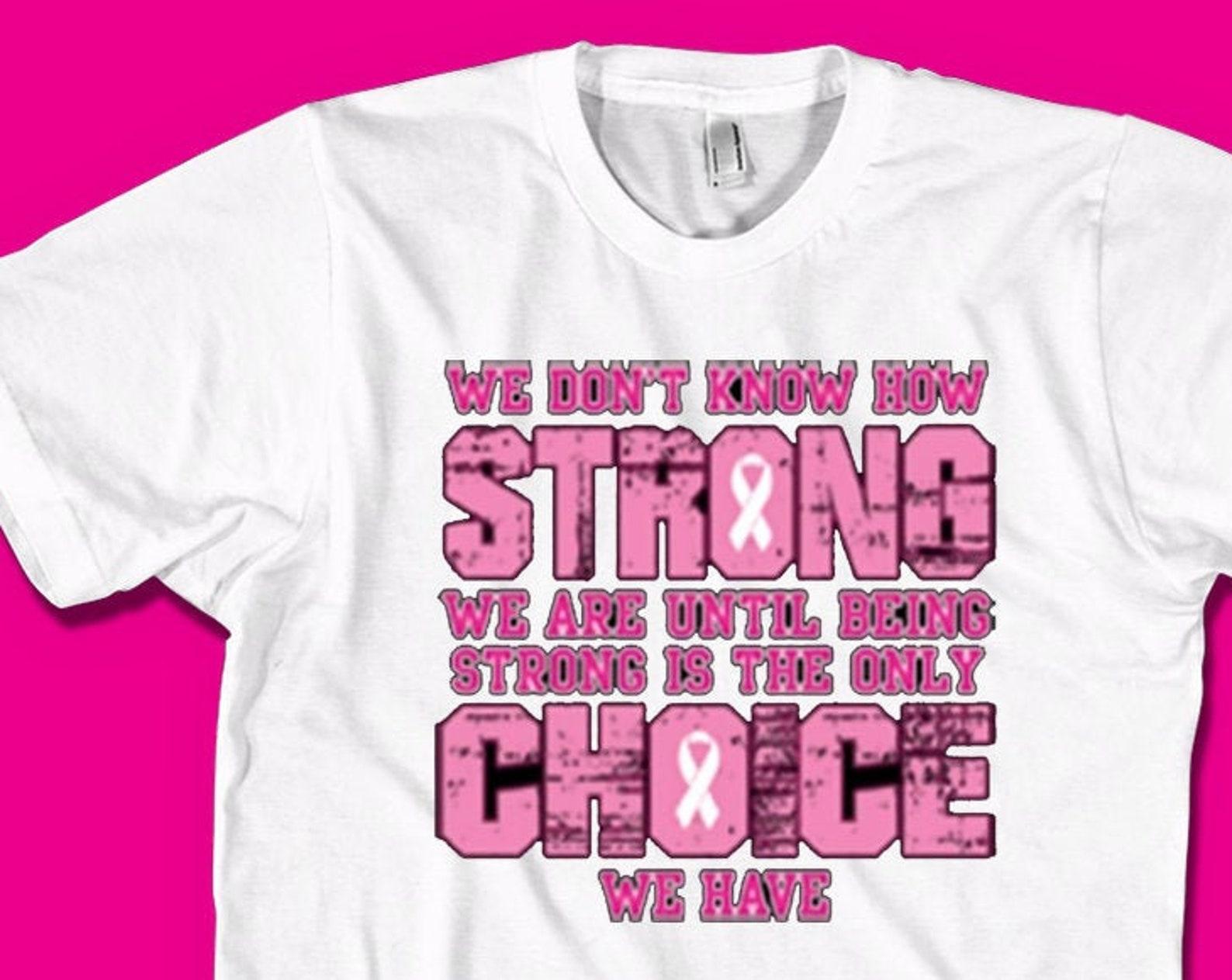 Strong Against Cancer Tee: Awareness Survivor T-Shirt 2XL