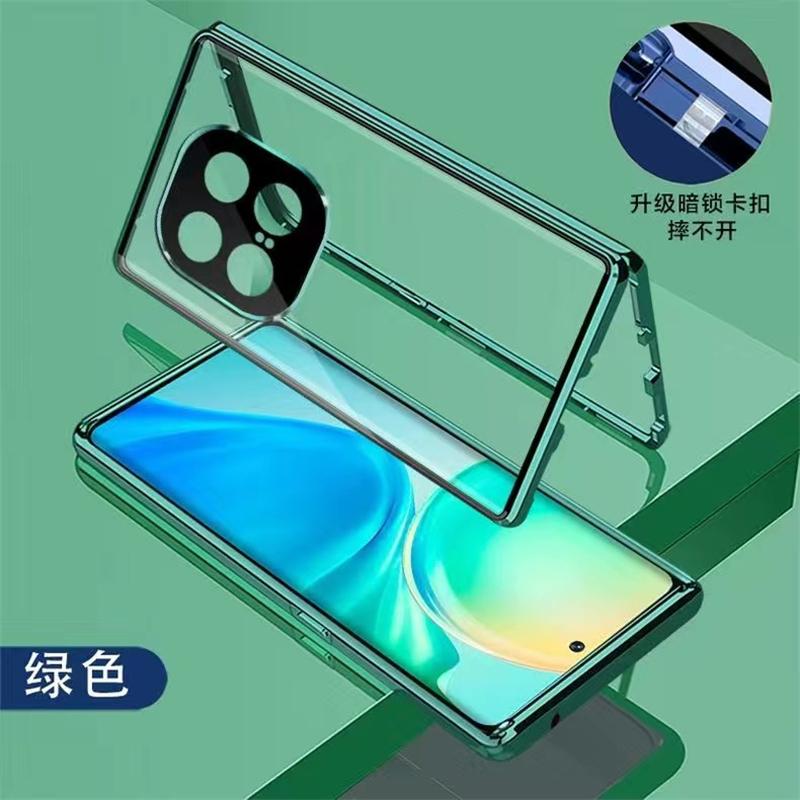 360 Full Case For Vivo IQOO 13 Case Double Sided Magnetic Adsorption Metal Tempering Glass Protect Cover For iqoo13 5G Bumper