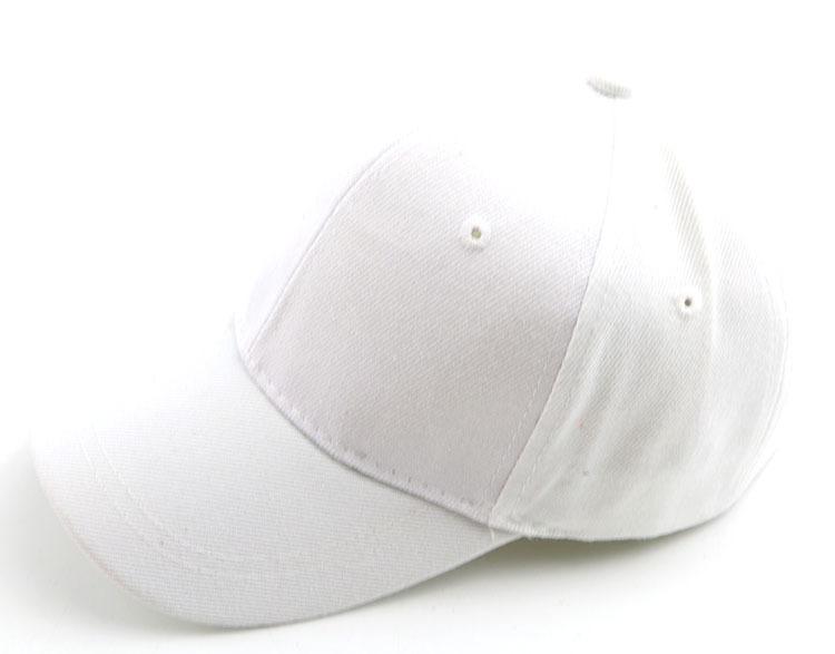 

3 4 5 6 7 8 Years Old Children Plain Baseball Caps Cotton Hip Hop Hats Baby Kids Hat Boy Girl 50-54CM белый