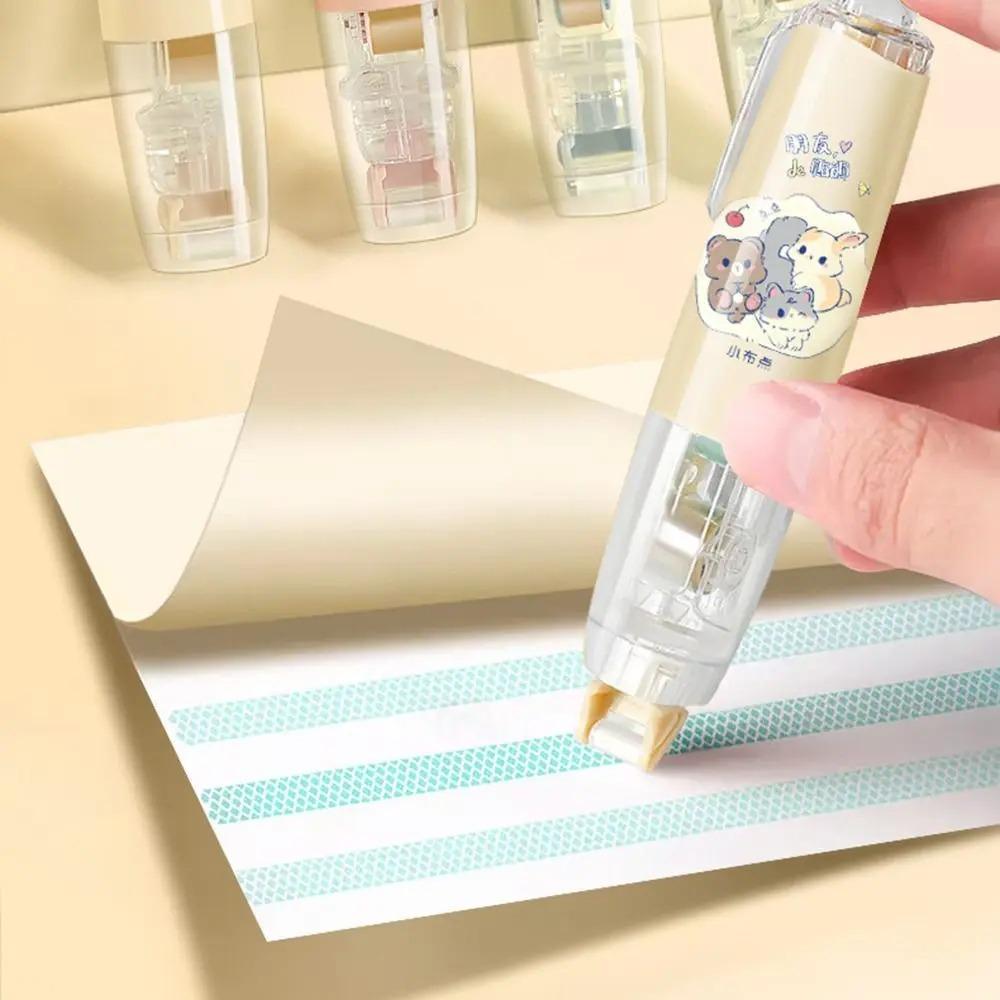 Pen Style Cartoon Double-sided Tape Stationery Roller Glue Tape  Photo Album
