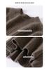 Women's Cashmere Knit Raglan Sleeve Long Sleeve Base Layer Pullover