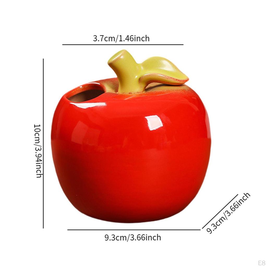 Obstförmige Keramik-Blumenvase, Ausbreitung, Schreibtisch, Tischdekoration, Organizer, Bündel