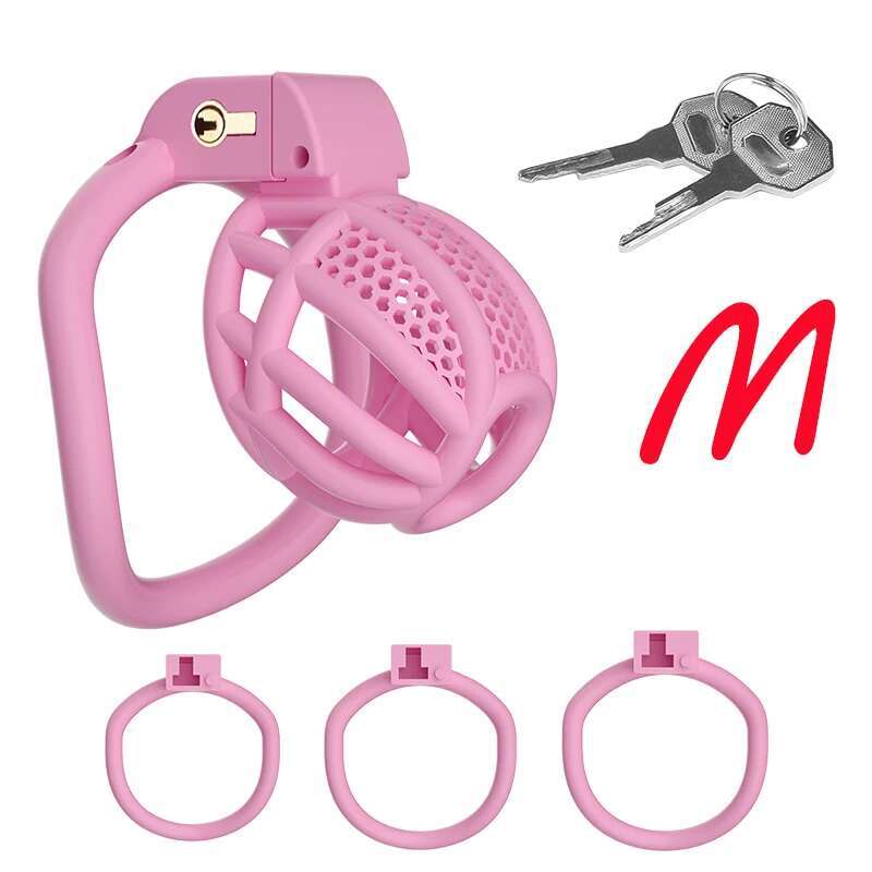 Chastity Cage 3 Rings Penis Ring Cock Cage Fetish Sissy BDSM Sex Toys for Men Adult Fetish Gear Male Urethral Chastity Device