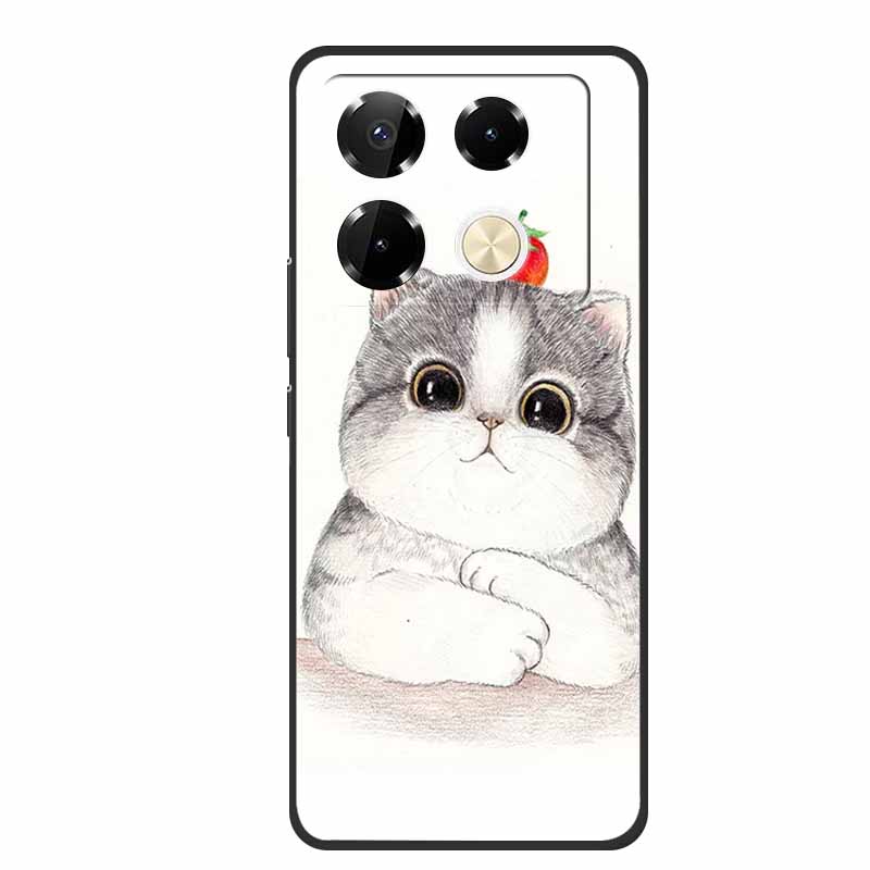 Case For Infinix Note 40 Pro 4G TPU Soft Silicone Back Cover for Infinix Note40 Phone Cases X6850 X6853 Original Colorful Capa