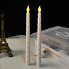 1 Piece Flickering Electric Long Candle Light Led Flameless Taper Candles Dinner Candle Candlesticks Decor For Party Wedding