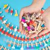 Colorful Wooden Clips for Kids - Classroom & Photo Wall Decor with Free Shipping