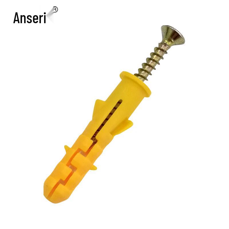 Anserui Plastic Expansion Anchor Screw Set