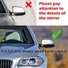Glossy Black Mirror Cover Cap For BMW 5 Series F10 F11 F18 F07 640i 2014~2018
