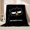 Bad Badtz Maru Black Blanket 4 Season Soft Fluffy Throw King Size Blanket  Adult Sofa Bed Blanket Cover Travel Throw Gift#(5)