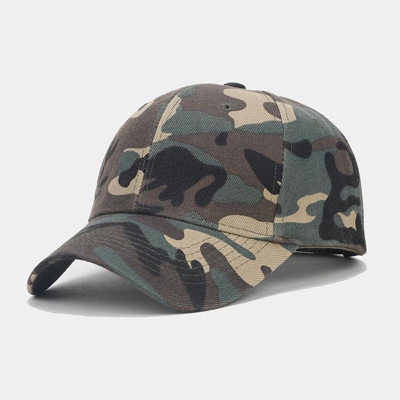 Hot Sale Outdoor Camouflage Military Training Camping Sports Sunscreen Shade Cap Men's and Women's Personalized Baseball Cap Tide