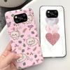 Pro Xiaomi Poco X3 Pro Pouzdro Poco X3 NFC Kryt Květina Roztomilý Kočka Malba Nárazník Skořápka Na PocoX3 X3Pro x3nfc Měkký Luxusní Silikon