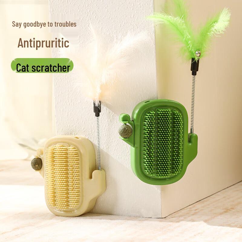 Cactus Cat Scratcher & Teaser Toy