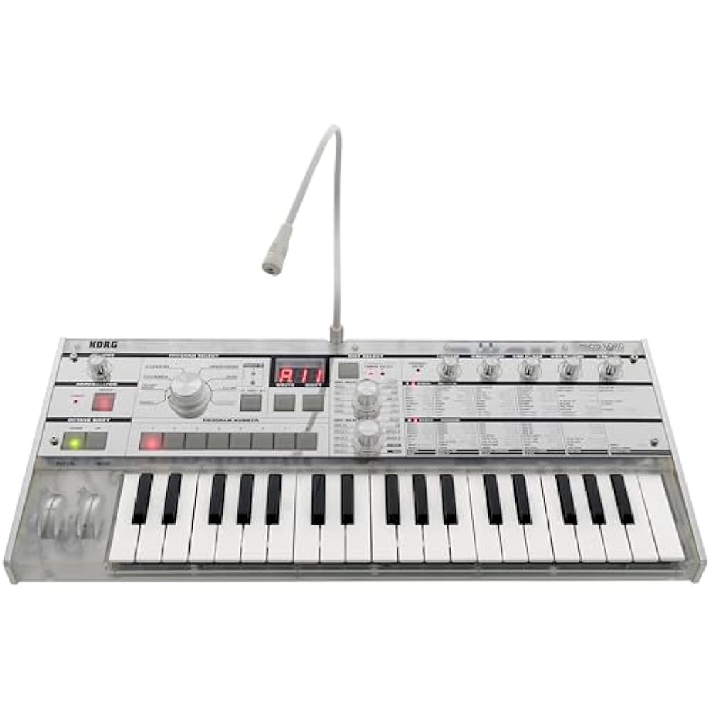 KORG KORG Analog Modeling Synthesizer, MicroKorg Crystal 20th Anniversary Model Vocoder, Battery ...