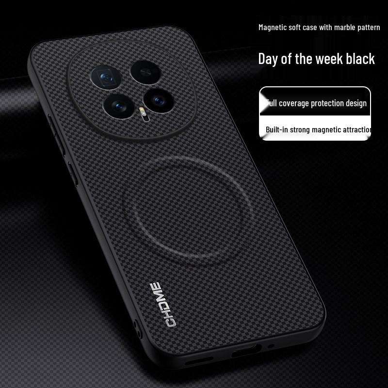 Compatible with Honor Magic 8/8Pro Case: Full Coverage, Anti-Drop, Premium Magnetic Buckle, Stylish Marked Texture Design.