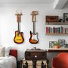 VINAEMO Gitarre Gitarrenständer mit Plektrum Einfache Holz Akustikgitarre Passend für Akustik E-Gitarre und Braun von Hänger, Wandhalterung, Installation,