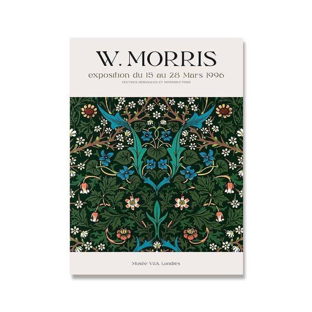 Solid Wood Frame Matisse Nouvelle Canvas Painting William Morris Exhibition Museum Posters and Prints Abstract Wall Art Pictures for Home Decor