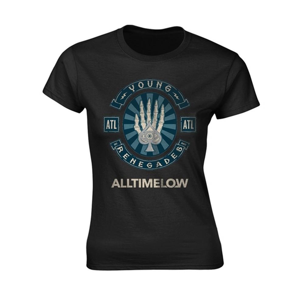 All Time Low Женская/женская футболка Skele Spade