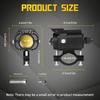 2Pcs Motorcycle Spotlights LED Yellow White Four Mode Strobe 12V Motorcycle Lamp Universal Moto Headlight Spotlights Accessories