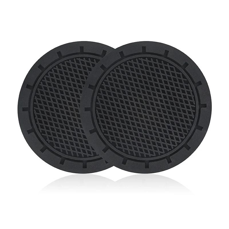 Car Cup Holder Anti-Slip Insert Coaster Mat Auto Cup Holder Soft Rubber Anti-skid Drink Cup Bottle Mat Car Interior Accessories