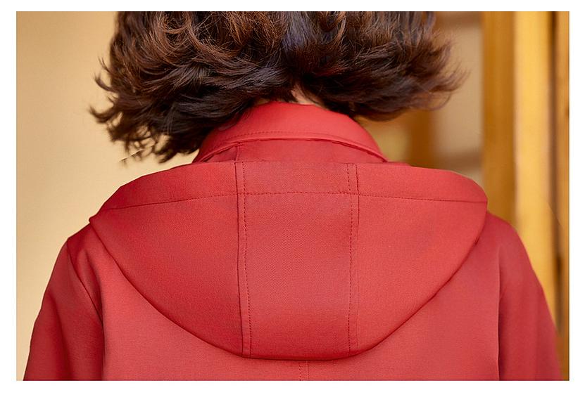 Women's Spring & Autumn 2026 Lapel Jacket for Middle-Aged & Elderly: Loose, Stylish Design