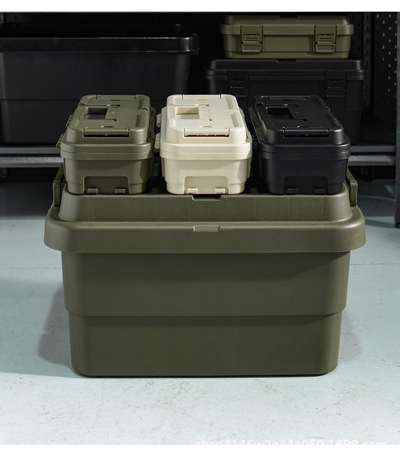 Multi-Layer Tool Storage Box for Gardening, Painting, and Hardware