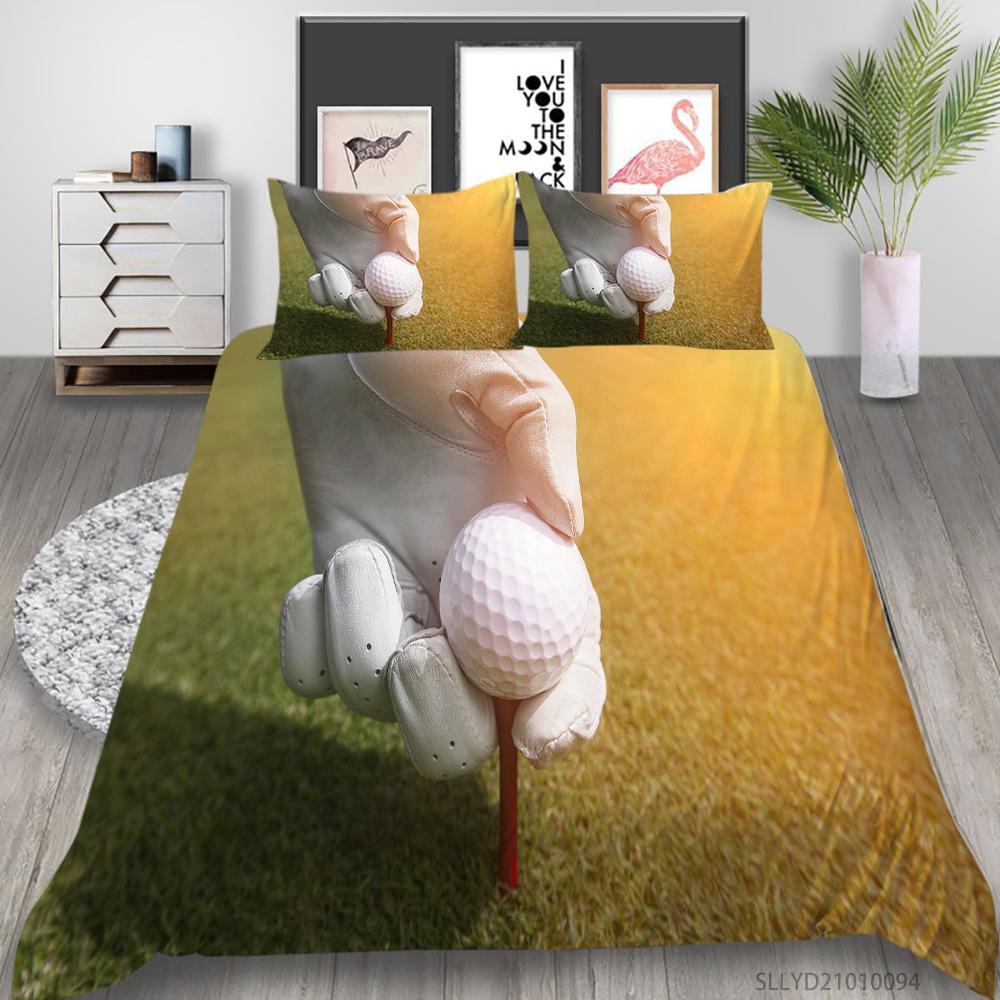 Ball Series Digital Printing Bedding Two Or Three-Piece Set Polyester