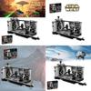 Star Wars Building Blocks Mini Figures Toy Gift For Kids Plastic Material 26*19*4.5cm Packaging Box Size