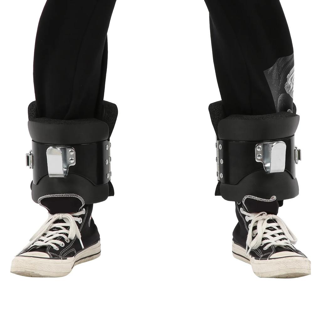 Pair of Hanging Pull Up Boots Anti- Inversion Hang Up Boots for Home Gym Fitness Neck Back Pain Relief Upside Down Shoes