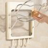 Storage Rack with Drip Tray for Pot Lids Cutting Boards Wall-mounted No Drilling Required Strong Adhesive Rack for Kitchen Organize