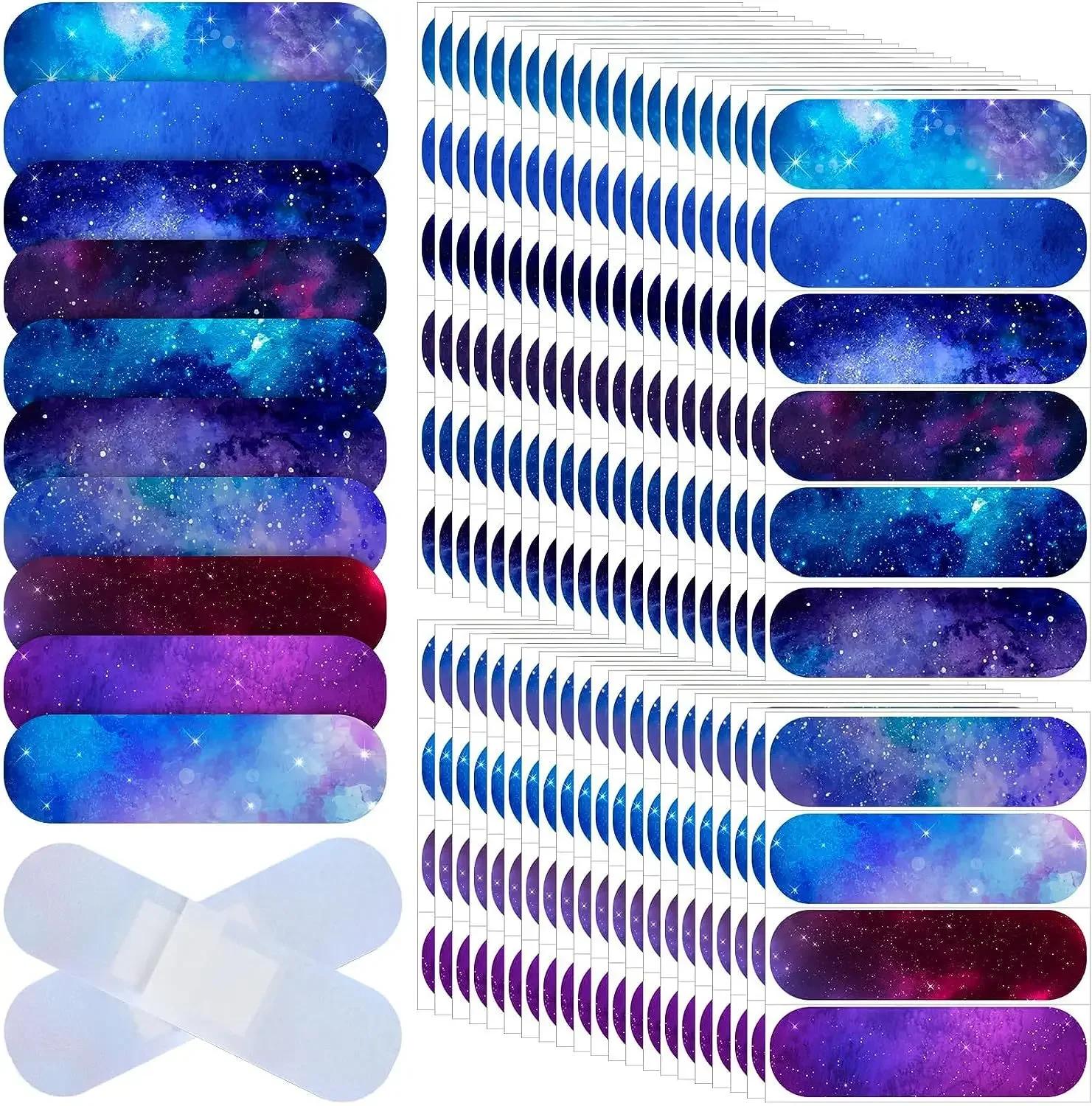 10pcs Kids Bandages Bulk Cute Cartoon Flexible Bandages Waterproof Breathable Bandages Strip 72X19MM