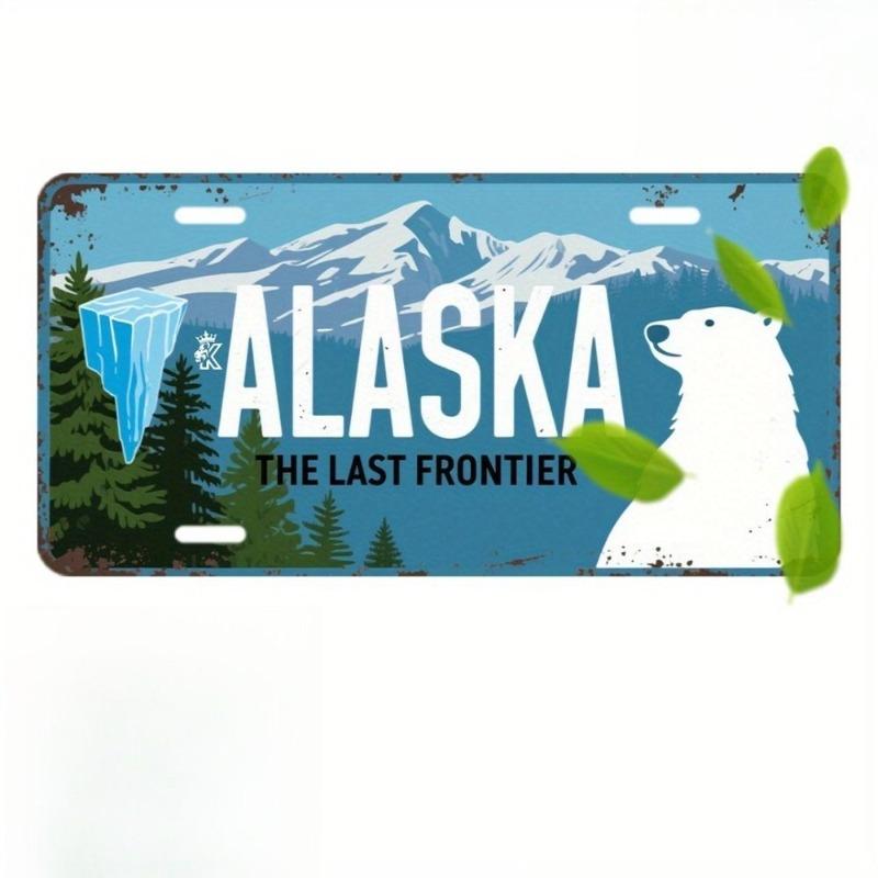 Arkansas USA Metal Wall Sign, Vintage State Decor 15x30cm