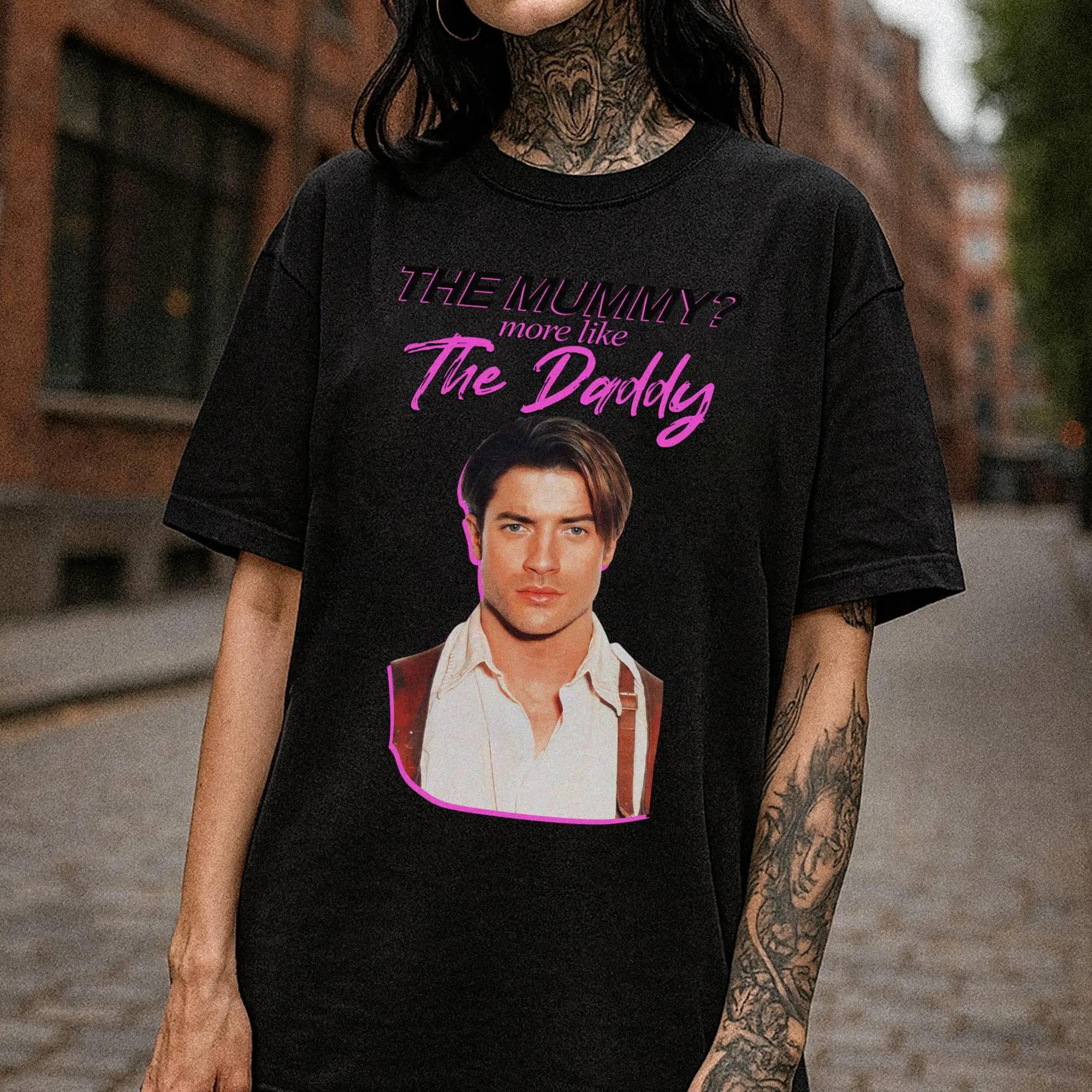 

The Mummy More Like The Daddy Printed Womens Tshirt SpringSummer Fashion Trend Pure Cotton Top Neutral Short Sleeve Tshirt 4XL