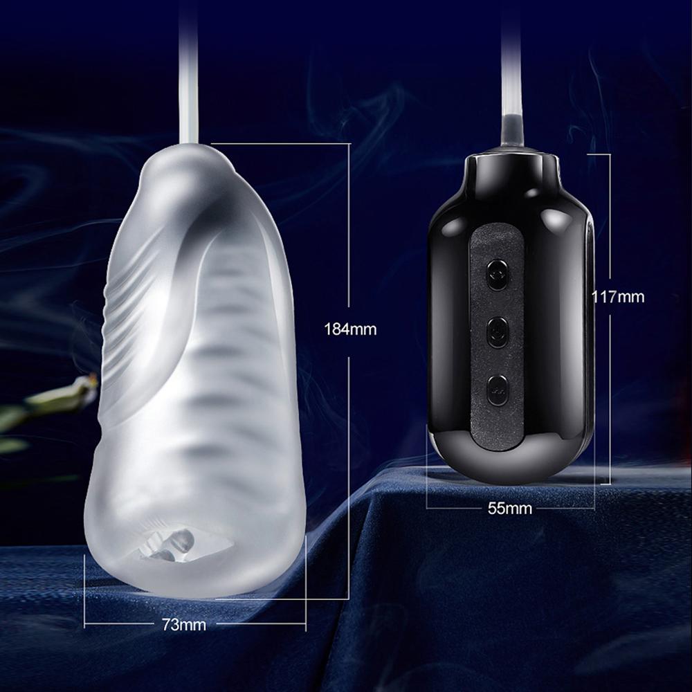 Zuigen Kunstkut Vibrator Speeltjes Voor Mannen Volwassenen Vagina Automatische Masturbatie Zuignap Simulator Orale Poesje Pijpbeurt