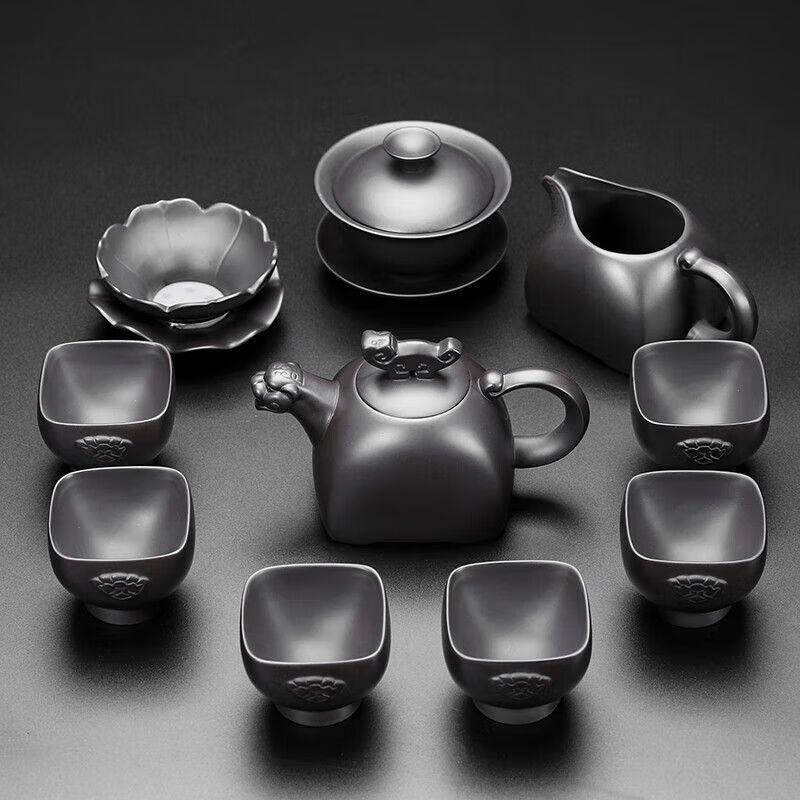 

Qiuqiao Zisha Kung Fu Tea Set One Size
